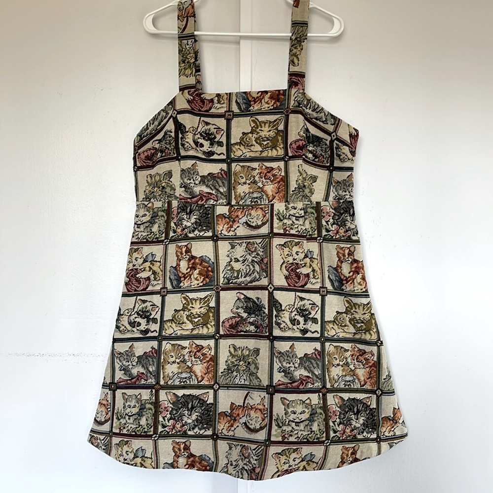 BRAND NEW CIDER CAT TAPESTRY DRESS